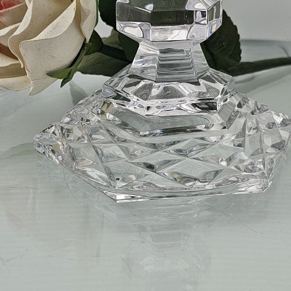 2 Galway Irish Crystal 4” Candlesticks Candle Holders 24% Lead Crystal - Picture 4 of 7